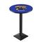 Holland Bar Stool Co 36" Blk Wrinkle Kentucky "Wildcat" Pub Table L217B3628UKYCat - alternate 1